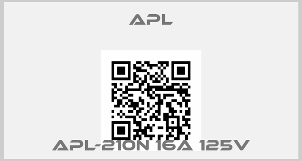 Apl-APL-210N 16A 125Vprice