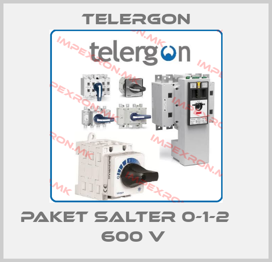 Telergon-PAKET SALTER 0-1-2     600 V price