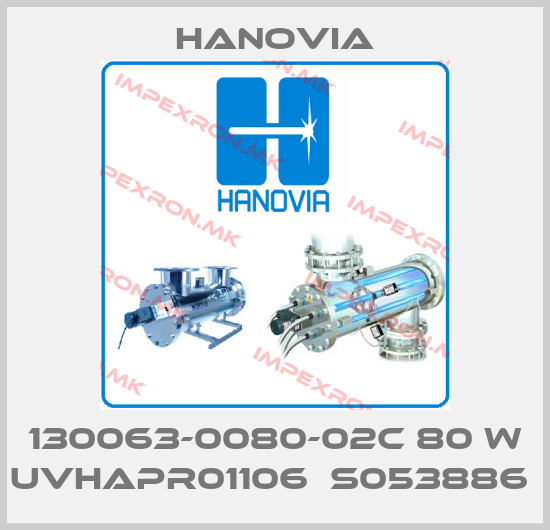Hanovia-130063-0080-02C 80 W UVHAPR01106  S053886 price