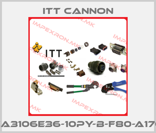 Itt Cannon-CA3106E36-10PY-B-F80-A176price