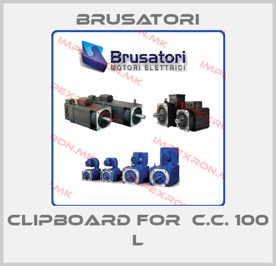 Brusatori-clipboard for  C.C. 100 Lprice