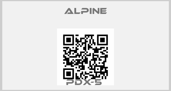 Alpine-PDX-5 price