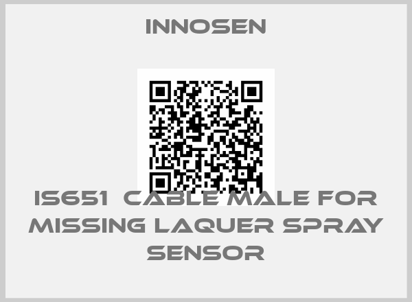 INNOSEN-IS651  CABLE MALE FOR MISSING LAQUER SPRAY SENSORprice