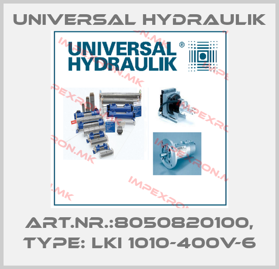 Universal Hydraulik-Art.Nr.:8050820100, Type: LKI 1010-400V-6price