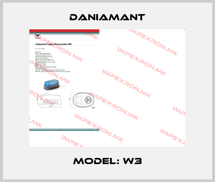 DANIAMANT-Model: W3price