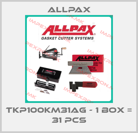 Allpax-TKP100KM31AG - 1 box = 31 pcsprice