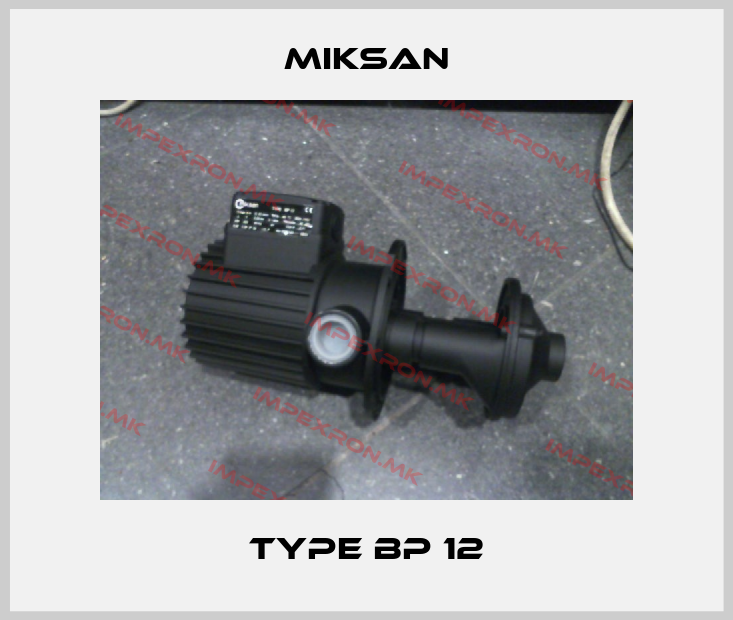 Miksan-Type BP 12price
