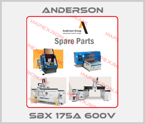Anderson-SBX 175A 600Vprice