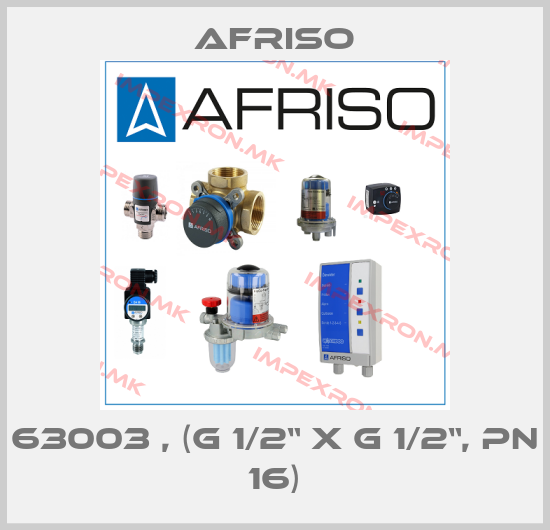 Afriso-63003 , (G 1/2“ x G 1/2“, PN 16)price