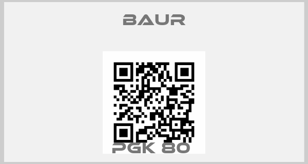Baur-PGK 80 price