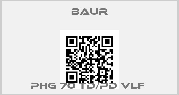 Baur-PHG 70 TD/PD VLF price