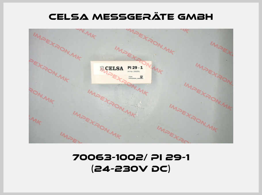 CELSA MESSGERÄTE GMBH-PI 29 (24-230V DC) price