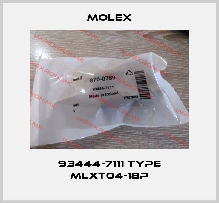 Molex-93444-7111 Type MLXT04-18Pprice