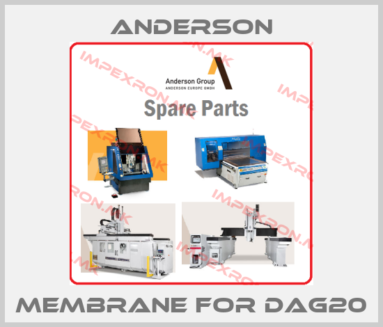 Anderson-membrane for DAG20price