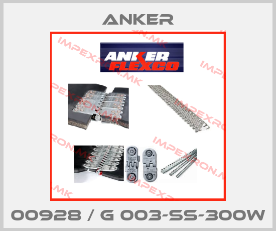 Anker-00928 / G 003-SS-300Wprice