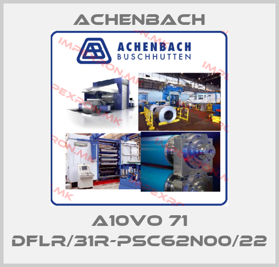 ACHENBACH-A10VO 71 DFLR/31R-PSC62N00/22price