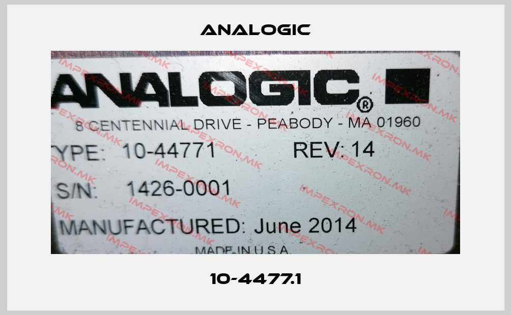 Analogic-10-4477.1price
