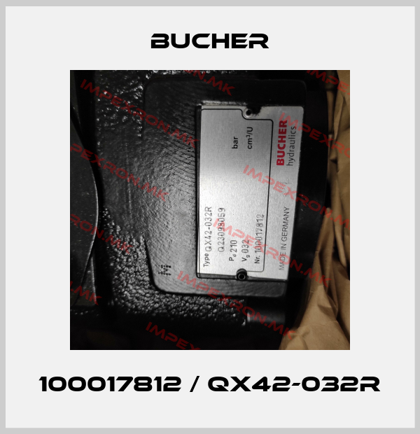 Bucher-100017812 / QX42-032Rprice