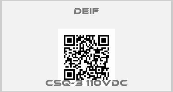Deif-CSQ-3 110VDCprice
