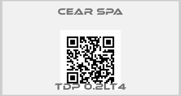 CEAR Spa-TDP 0.2LT4price