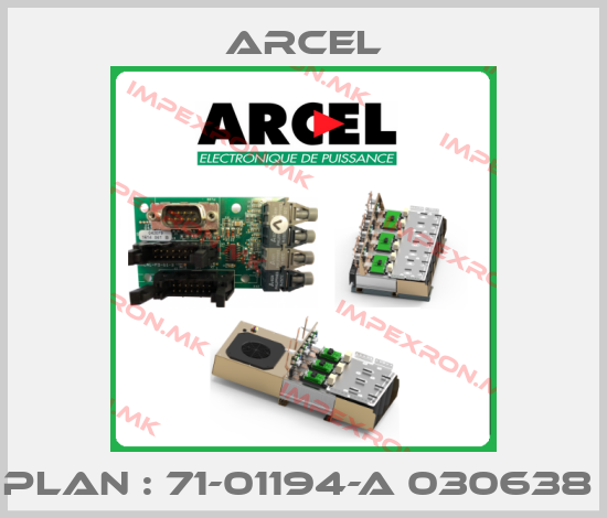 ARCEL-PLAN : 71-01194-A 030638 price