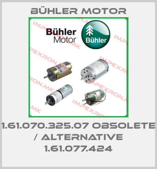 Bühler Motor-1.61.070.325.07 obsolete / alternative 1.61.077.424price