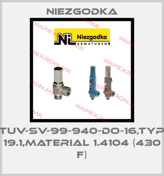 Niezgodka-TUV-SV-99-940-do-16,Typ 19.1,Material 1.4104 (430 F)price