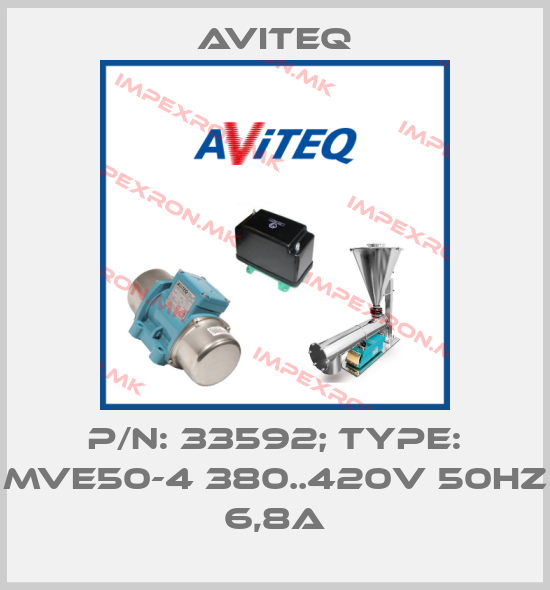 Aviteq-P/N: 33592; Type: MVE50-4 380..420V 50HZ 6,8Aprice