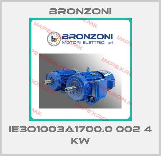 Bronzoni-IE3O1003A1700.0 002 4 kWprice