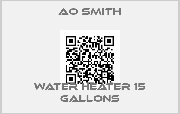 AO Smith-Water Heater 15 Gallonsprice