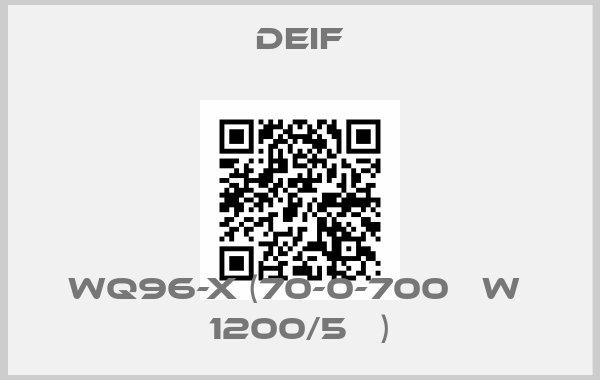 Deif-WQ96-x (70-0-700 кW  1200/5А )price