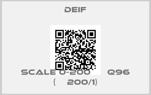Deif-scale 0-200 А ЕQ96 (ТТ200/1)price