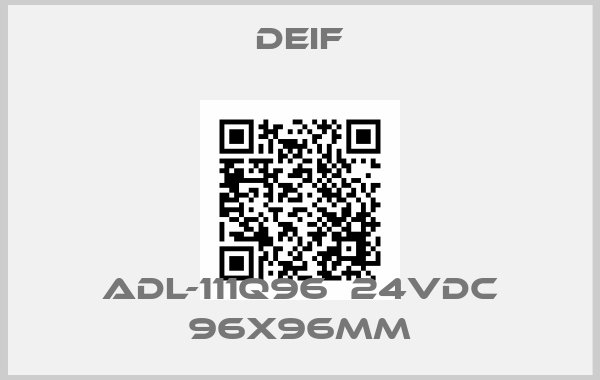 Deif-ADL-111Q96  24VDC 96x96mmprice