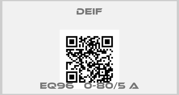 Deif-EQ96   0-80/5 Aprice