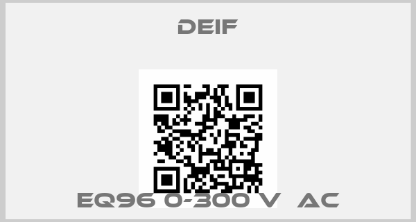 Deif-EQ96 0-300 V  ACprice