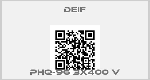 Deif-PHQ-96 3x400 Vprice