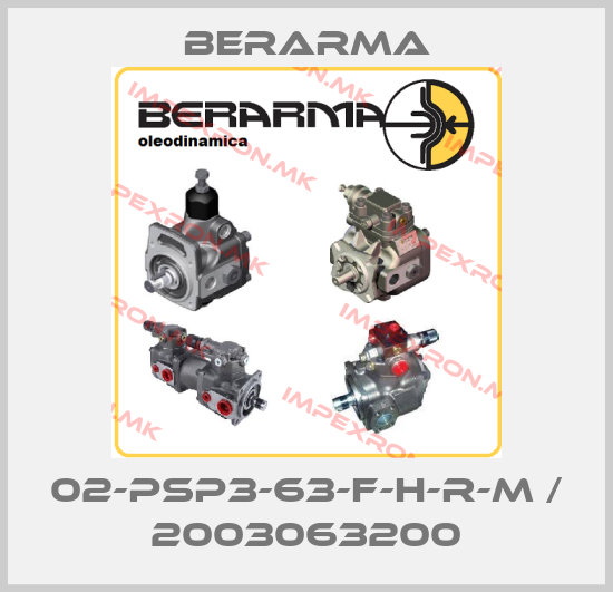 Berarma-02-PSP3-63-F-H-R-M / 2003063200price