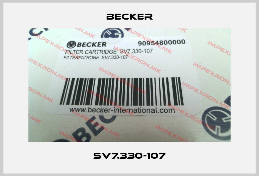 Becker-SV7.330-107price