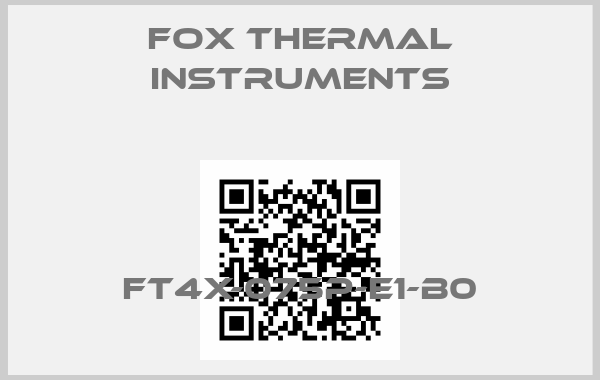 Fox Thermal Instruments-FT4X-075P-E1-B0price