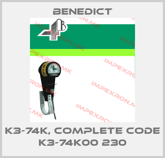 Benedict-K3-74K, complete code K3-74K00 230price
