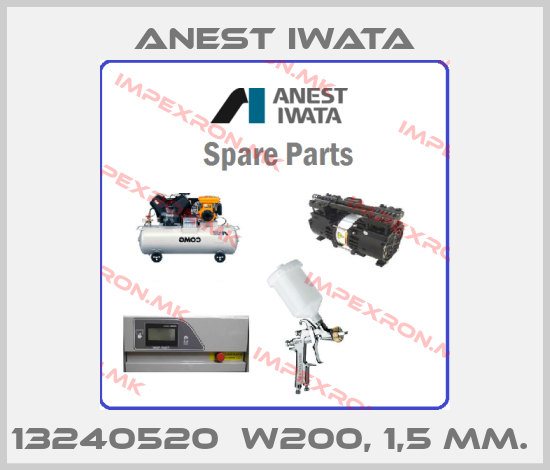 Anest Iwata-13240520  W200, 1,5 MM. price