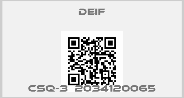 Deif-CSQ-3  2034120065price