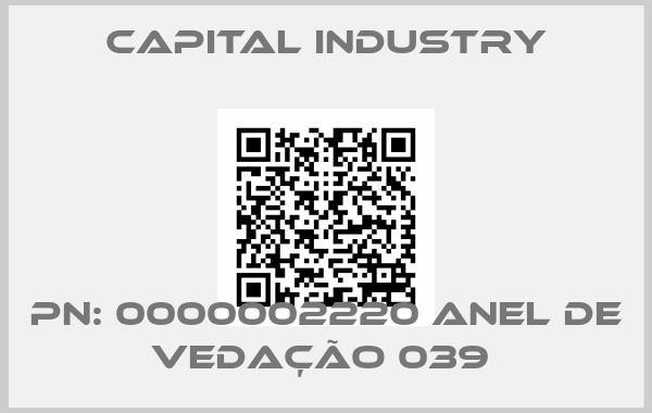 Capital Industry-PN: 0000002220 ANEL DE VEDAÇÃO 039 price