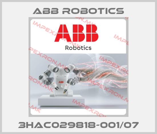 ABB ROBOTICS-3HAC029818-001/07price