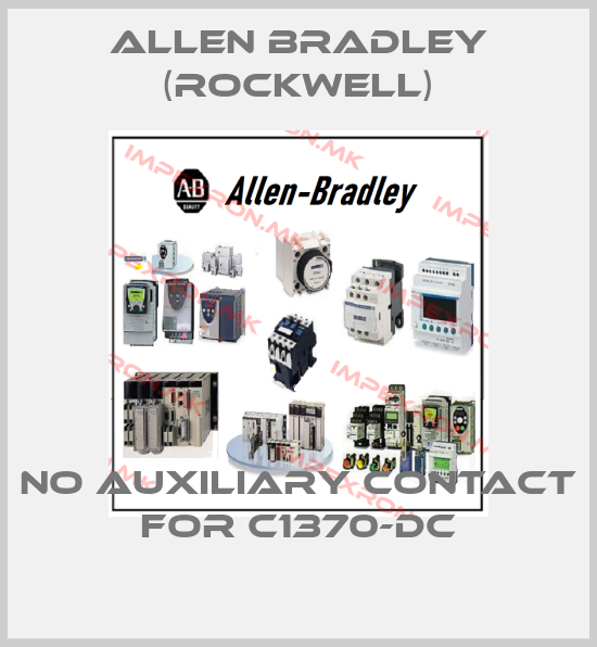 Allen Bradley (Rockwell)-NO auxiliary contact for C1370-DCprice
