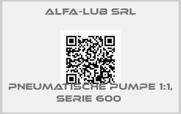 Alfa-Lub SRL-PNEUMATISCHE PUMPE 1:1, SERIE 600 price