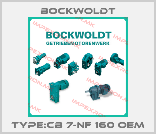 Bockwoldt-Type:CB 7-NF 160 OEMprice