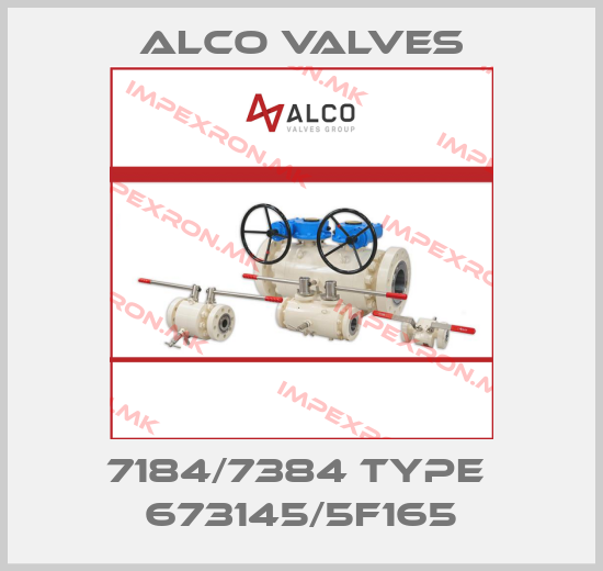 Alco Valves-7184/7384 Type  673145/5F165price