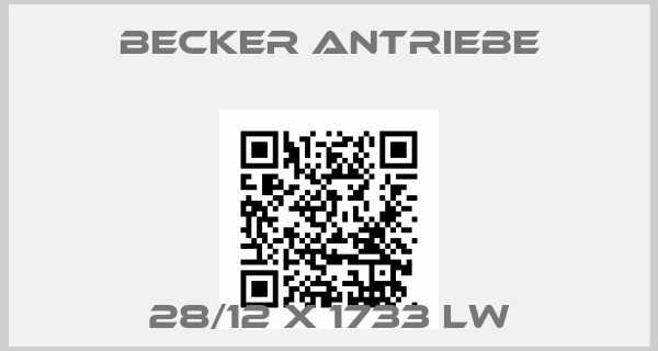 Becker Antriebe-28/12 X 1733 LWprice