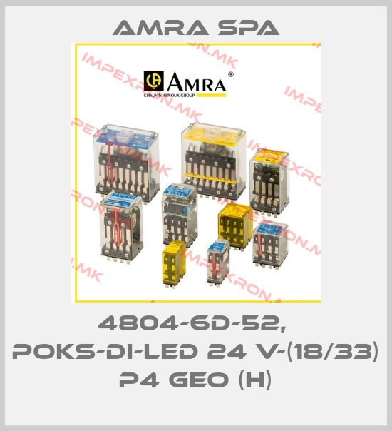 Amra SpA-4804-6D-52,  POKS-DI-LED 24 V-(18/33) P4 Geo (H)price